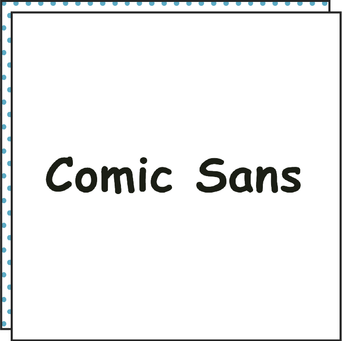 Tattoonie - COMIC SANS Tattoo (verpakking van 2)