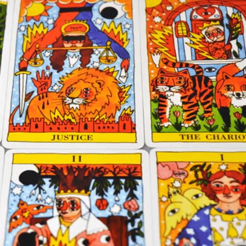 Cardshouse - Tarot del Fuego-kaartspel van Fournier