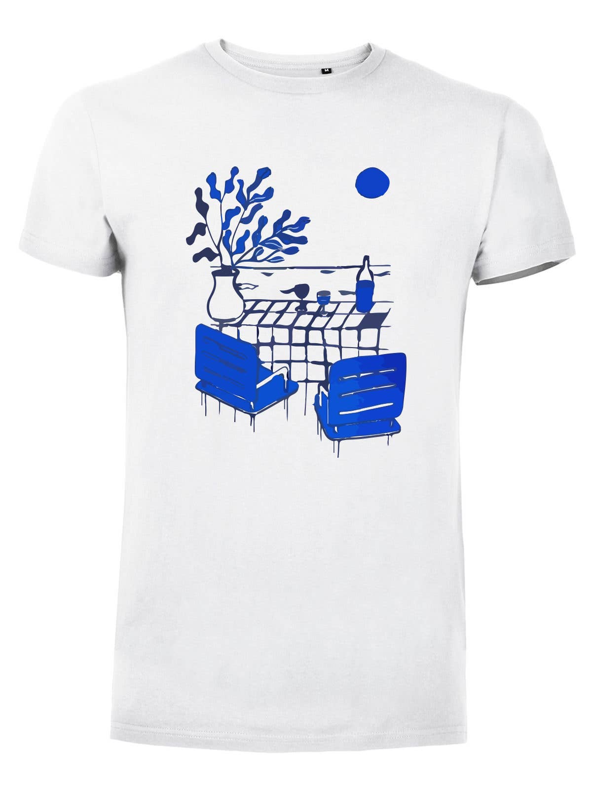 #MAISENZA - T-shirt Diner aan zee: L