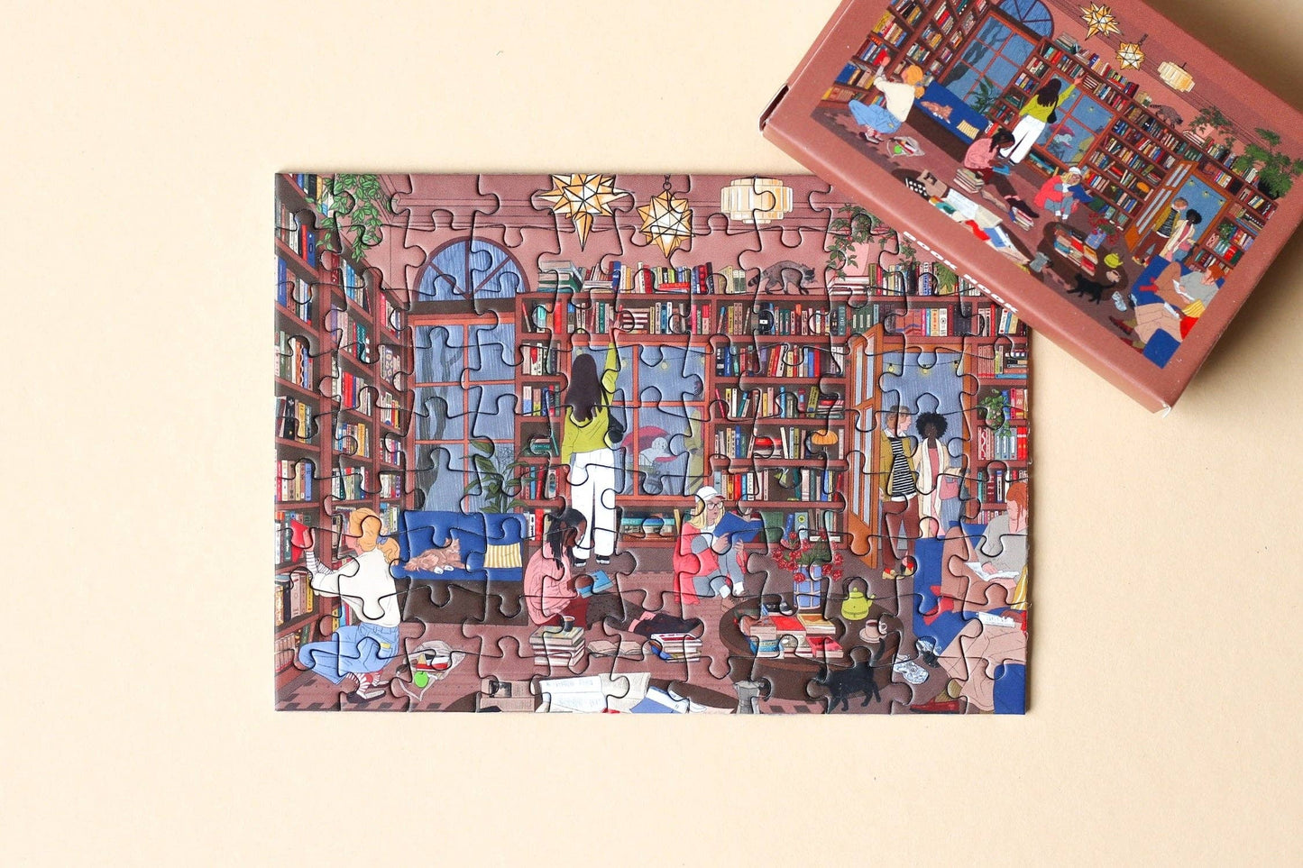 Piecely Puzzles - Mini-puzzelboekhoek, 99 stukjes