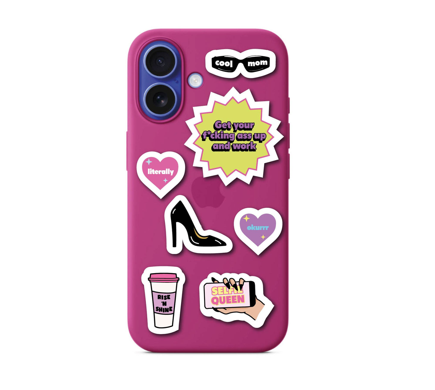 Studio Soph (We Pay Your Import Fees - We Ship DDP) - Kardashians A5 stickervel: Verpakt in plastic hoesje
