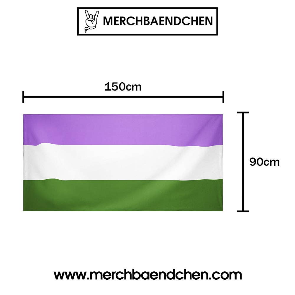 Merchbaendchen - Genderqueer vlag