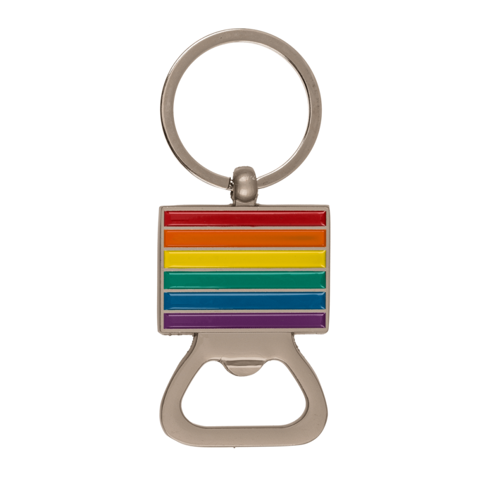 Out of the blue KG - Metalen flesopener Pride, ca. 8,3 x 3,2 cm, 4 designs