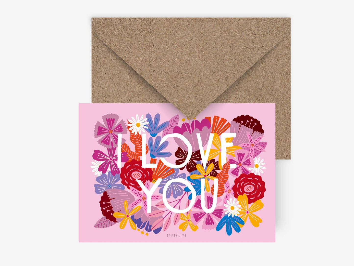 typealive - Postkaart/Bloomy Love