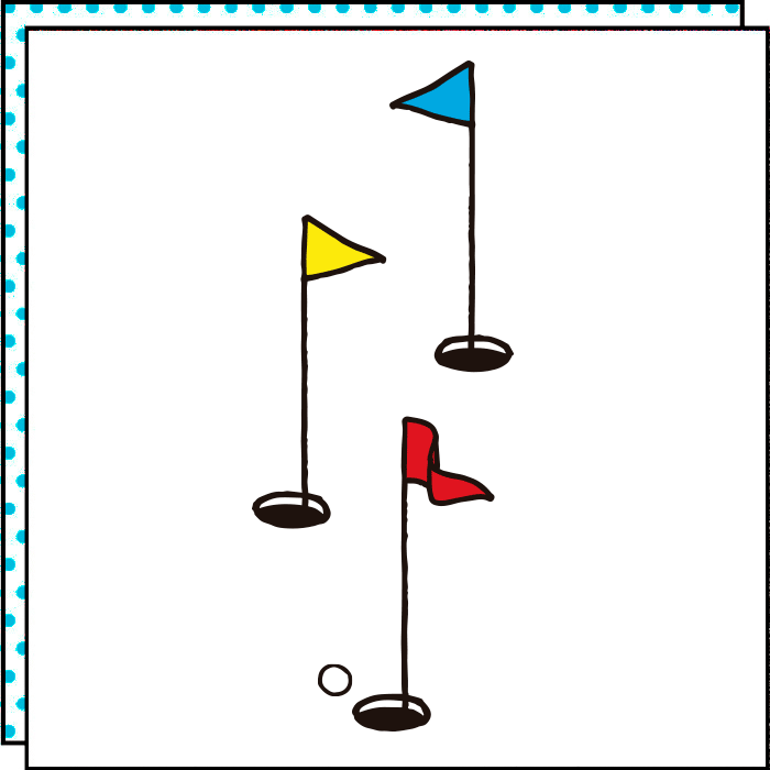 Tattoonie - GOLF tijdelijke tattoo (set van 2)
