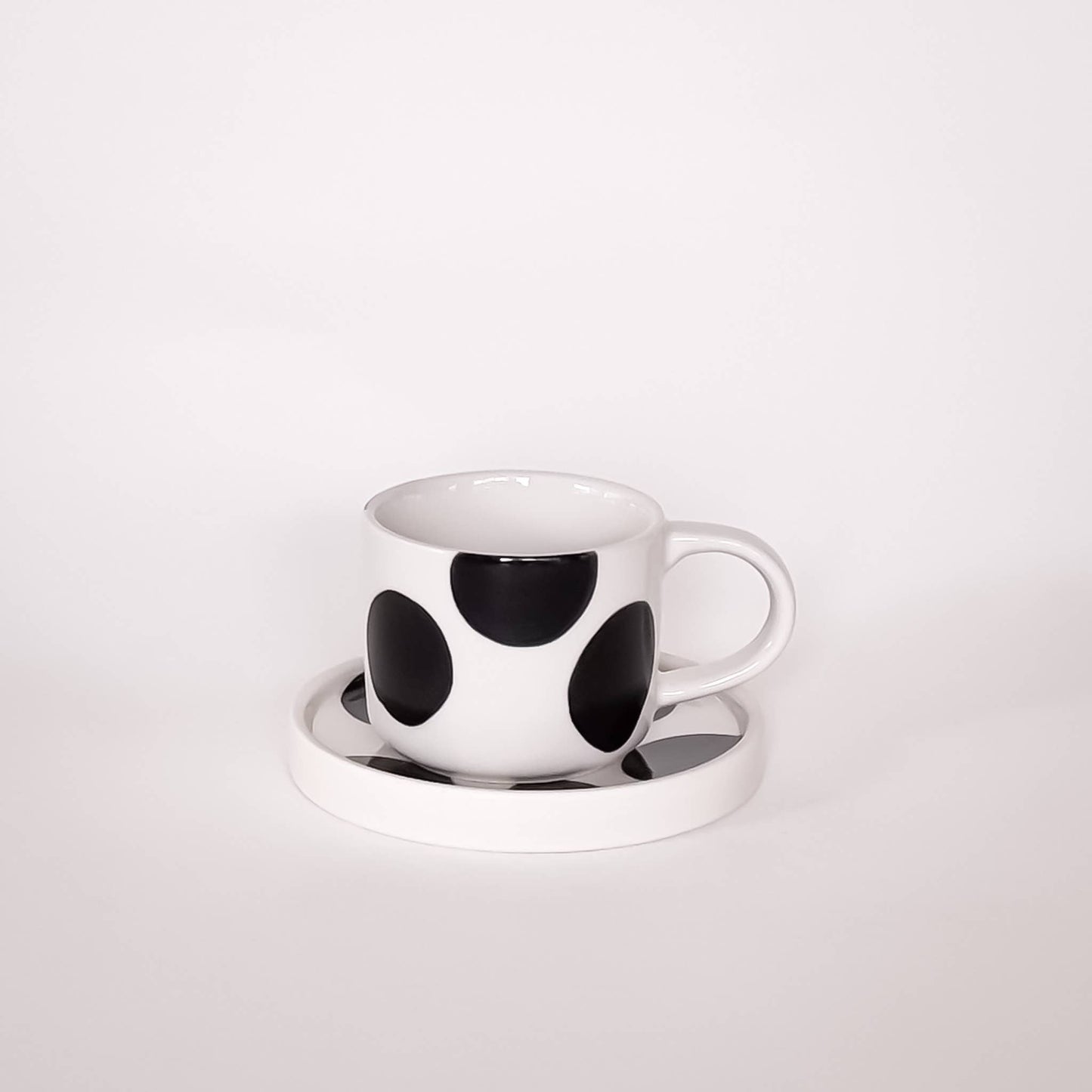 Magazin Minori - Espresso Dots - vulkaan zwart (2-delige set - 4 stuks)