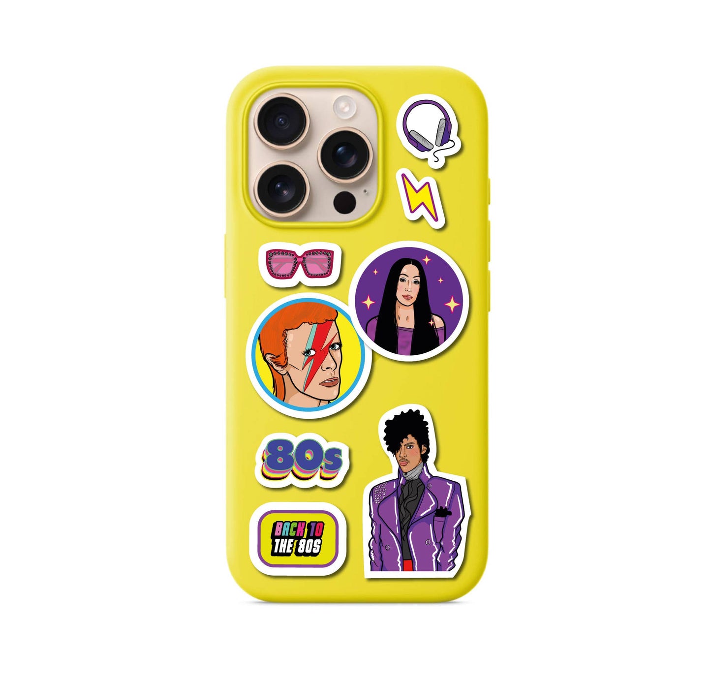 Studio Soph (We Pay Your Import Fees - We Ship DDP) - 80's Iconen A5 Stickervel: Verpakt met plastic hoesje