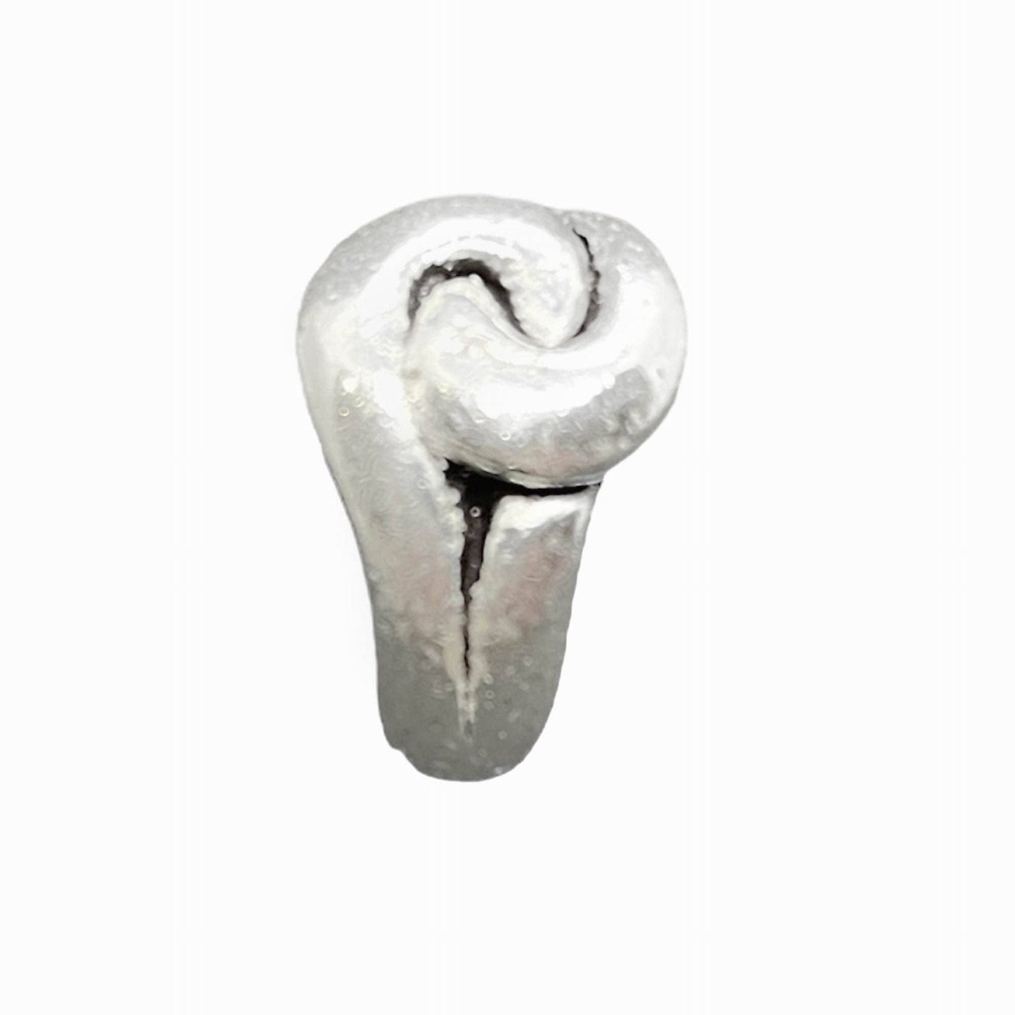 Gloria Mago - Verzilverde „Knot” ring