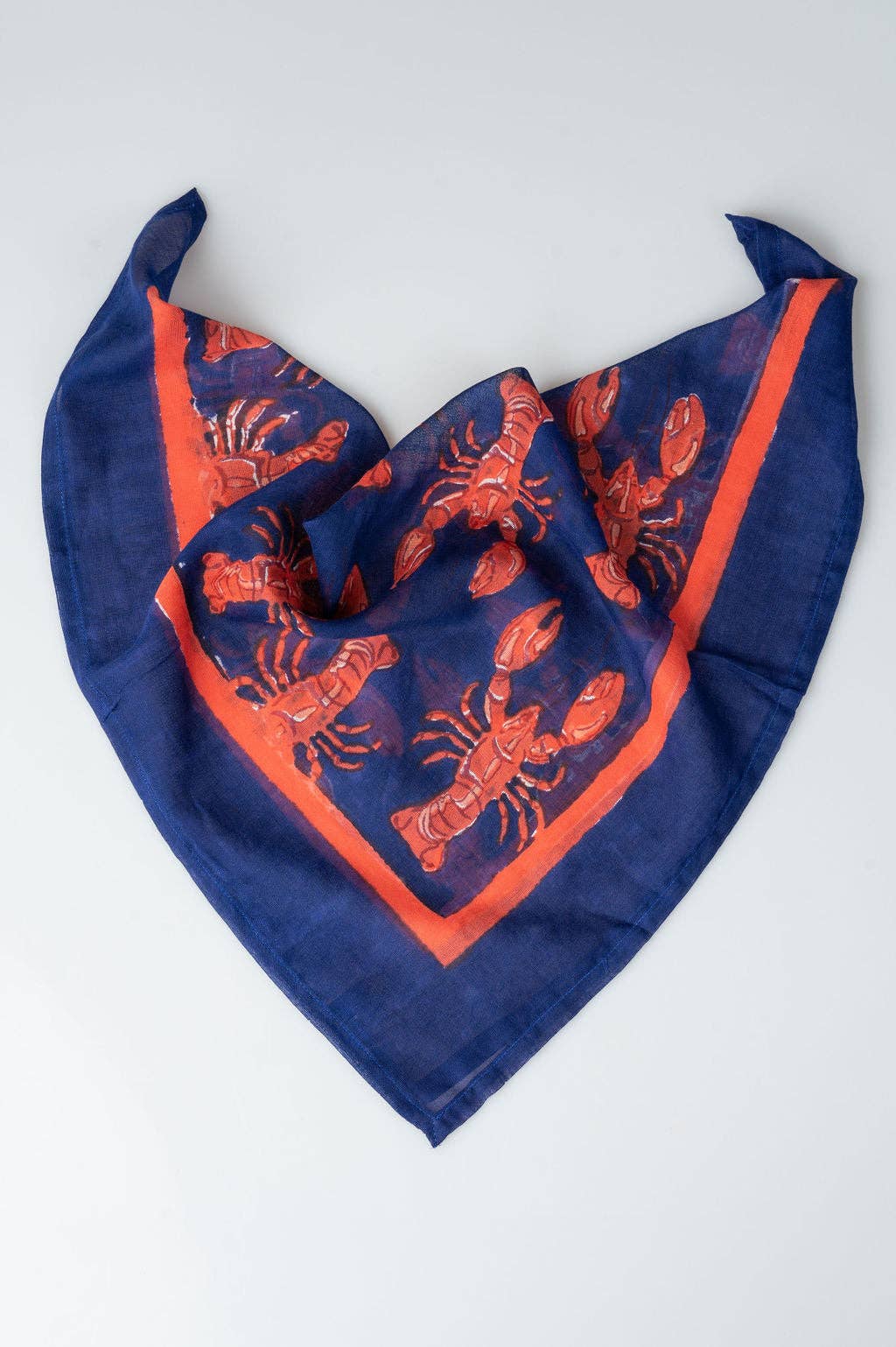 KORES ACCESSORIES - Lobster bandana van 100% katoen