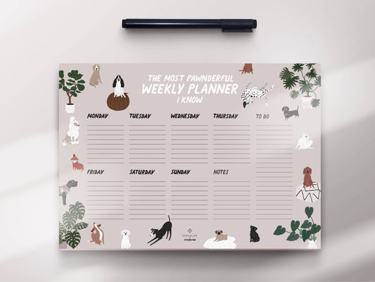 typealive - Wekelijkse planner/Petisfaction « DOGS »