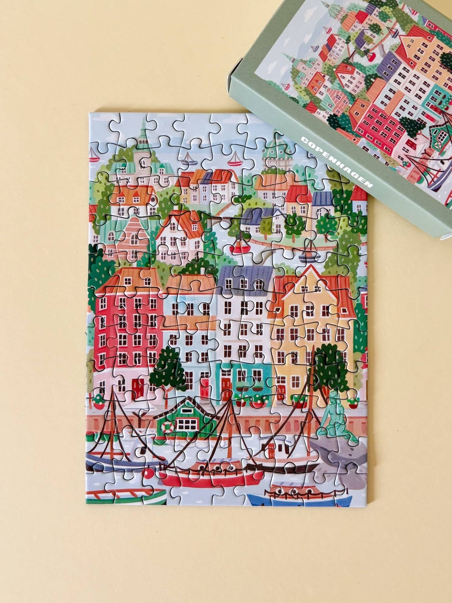 Piecely Puzzles - Mini puzzle Kopenhagen, 99 stukjes