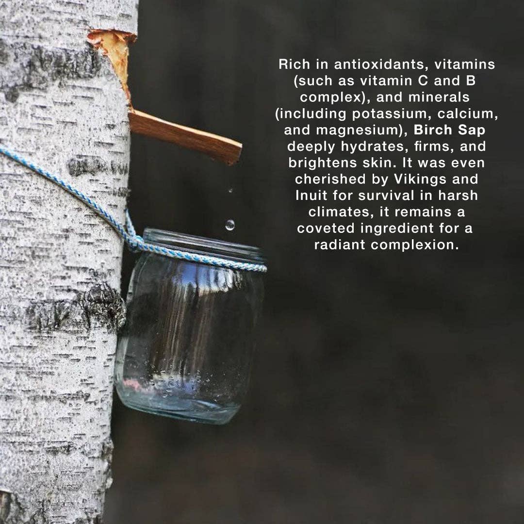 Ströme - BIRCH SAP FACIAL TONER: Mushroom Packaging