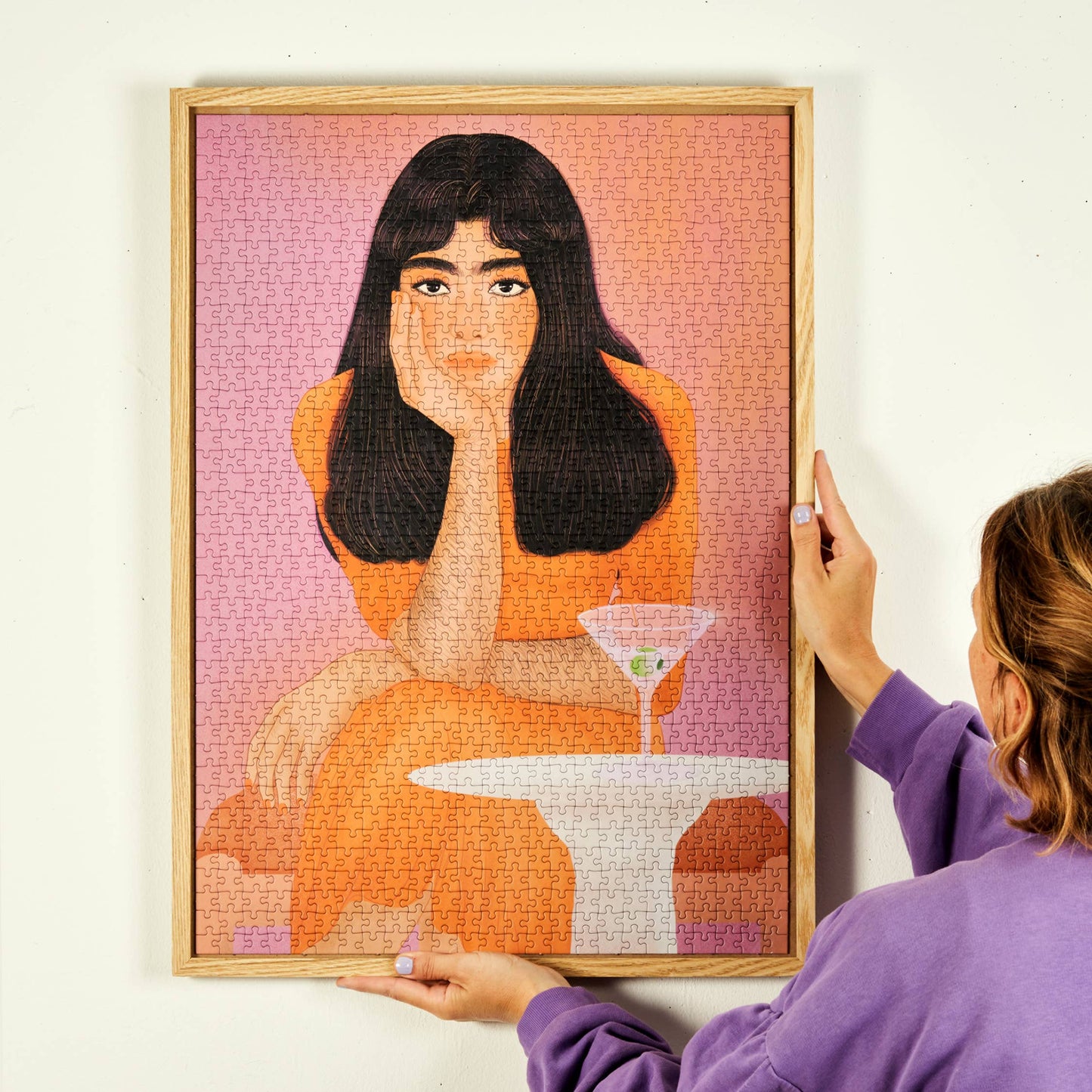 Wonderpieces - Puzzel »Staring into the Void« | Illustratie Elif Küçük
