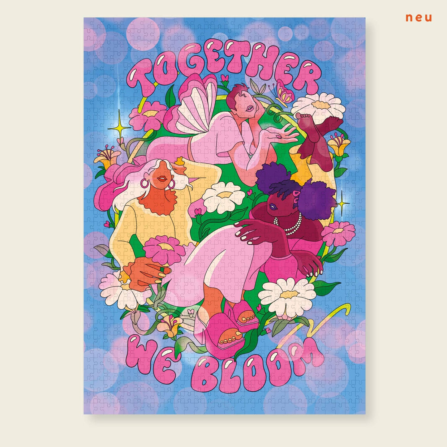 Wonderpieces - Puzzel 'Together We Bloom' met illustratie van Lisa Tegtmeier