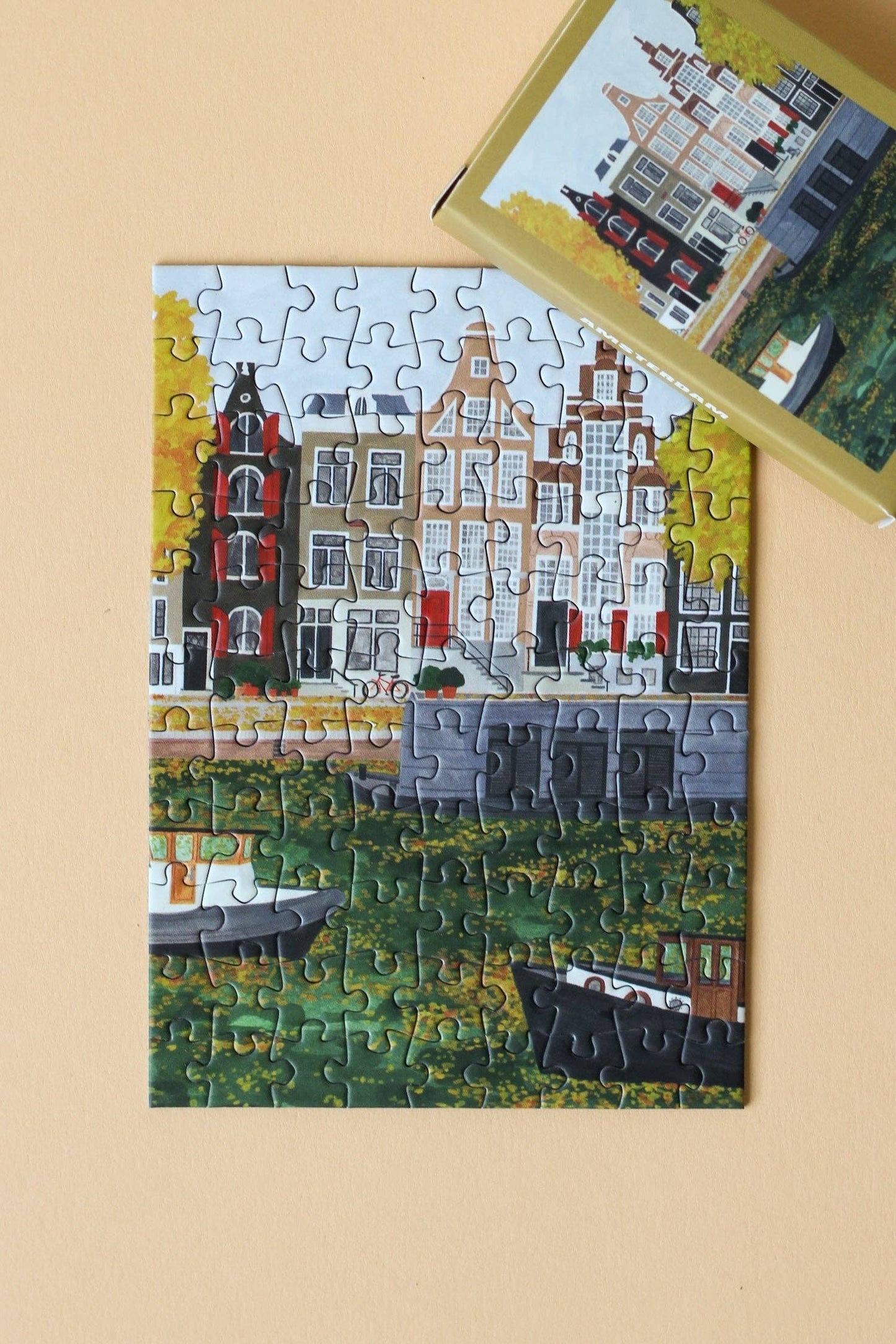 Piecely Puzzles - Amsterdam mini puzzel, 99 stukjes