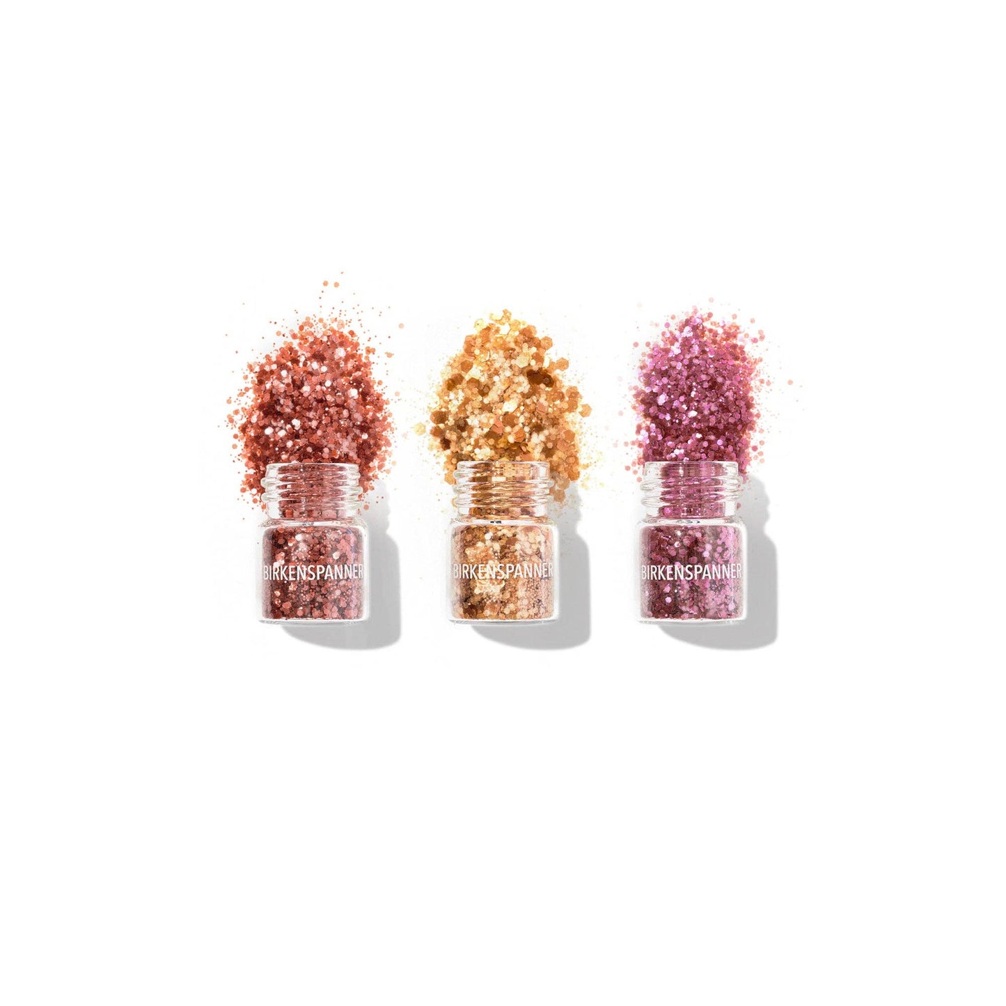 BIRKENSPANNER - 8 x BIOGLITTER COLLECTIE | VUURTEKENS | ZODIAC EDITIE