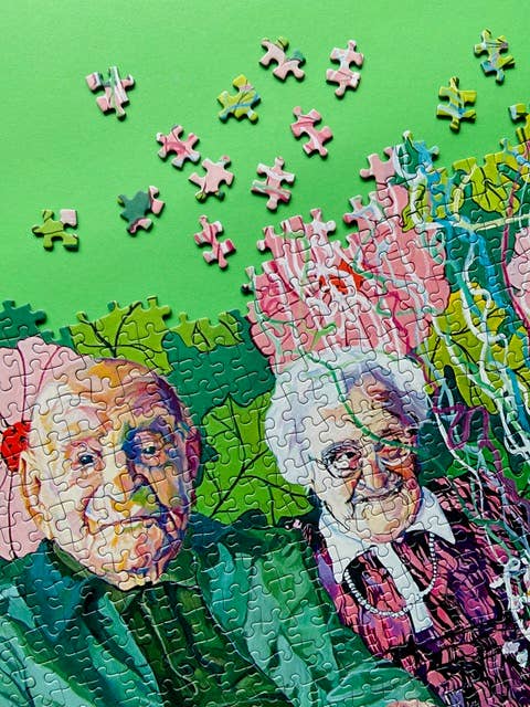 Wonderpieces - Puzzel »It’s Never Too Late to Celebrate« van Janina Bruegel