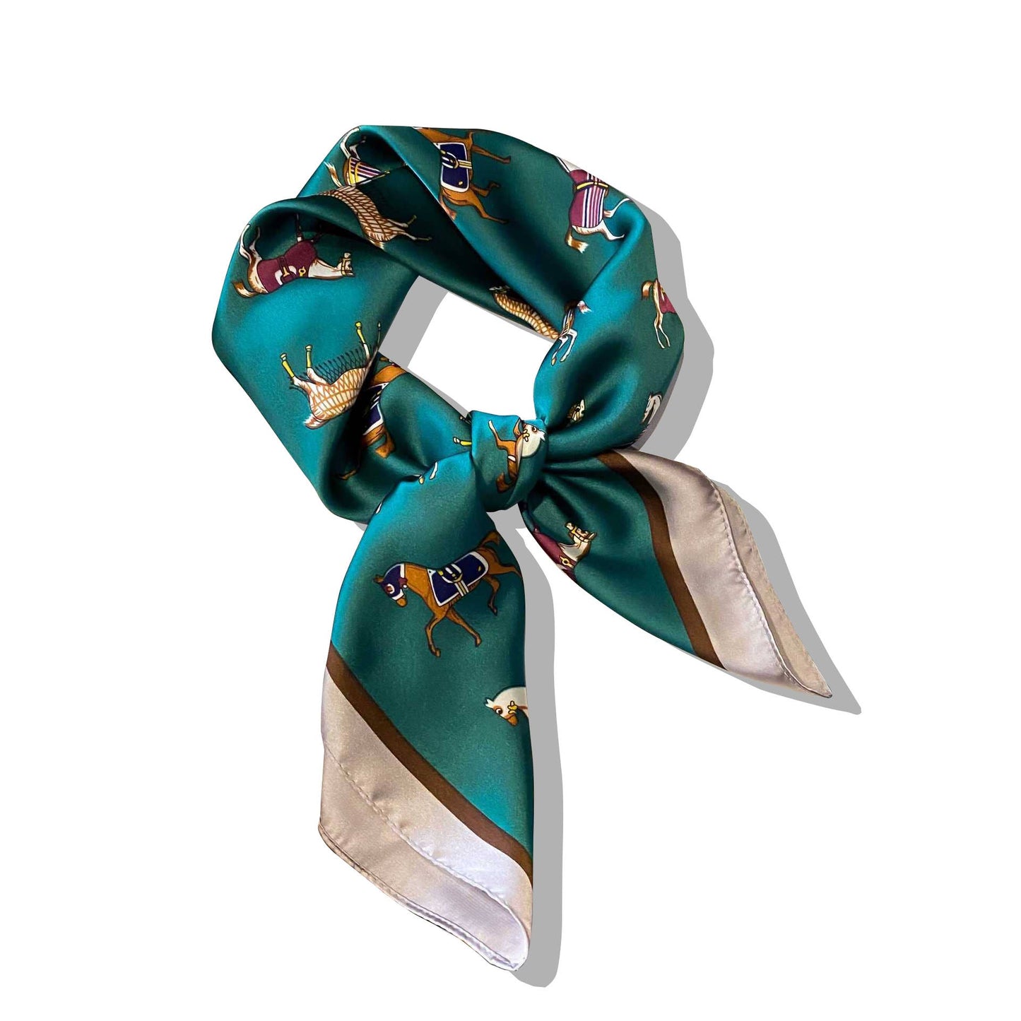 Lourens Exclusive - Sjaaltje - trendy kleurrijk - 70 x 70cm - silk