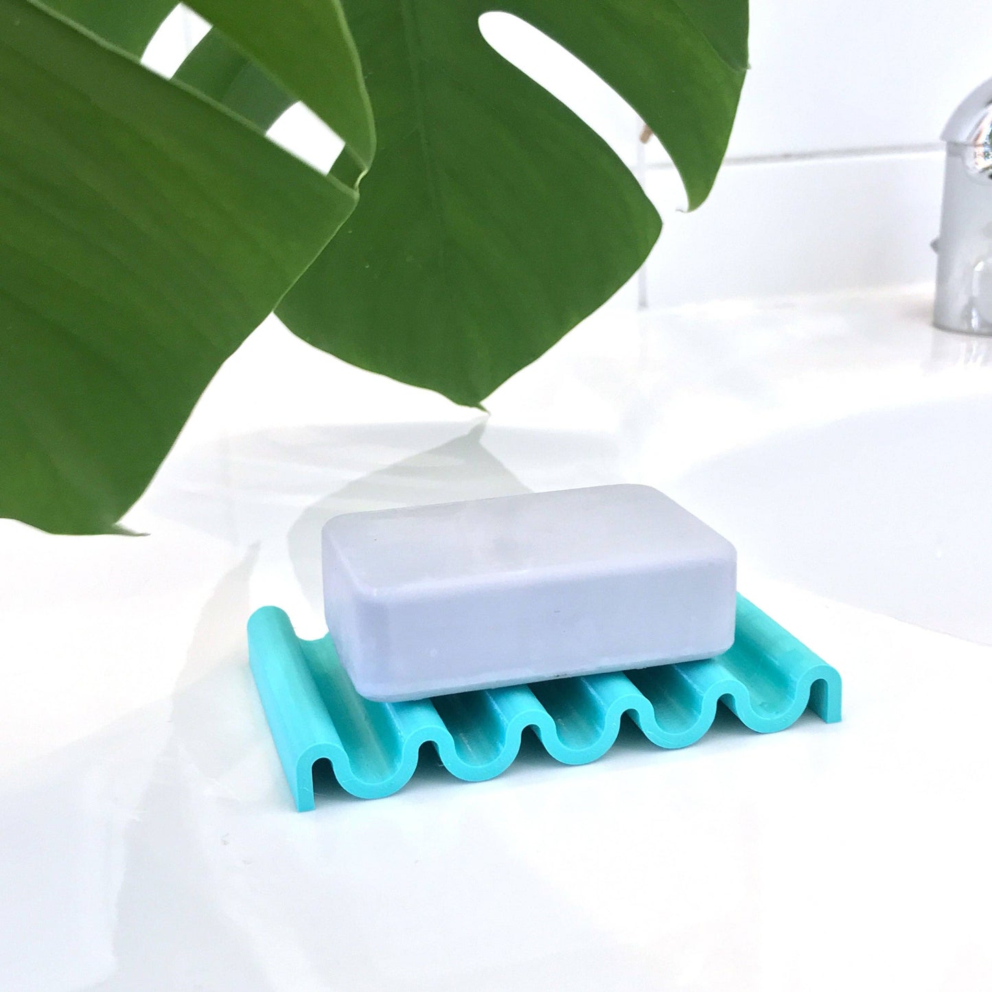 Coudre Berlin - Zeepschaaltje van gerecycled PET caribbean teal onda