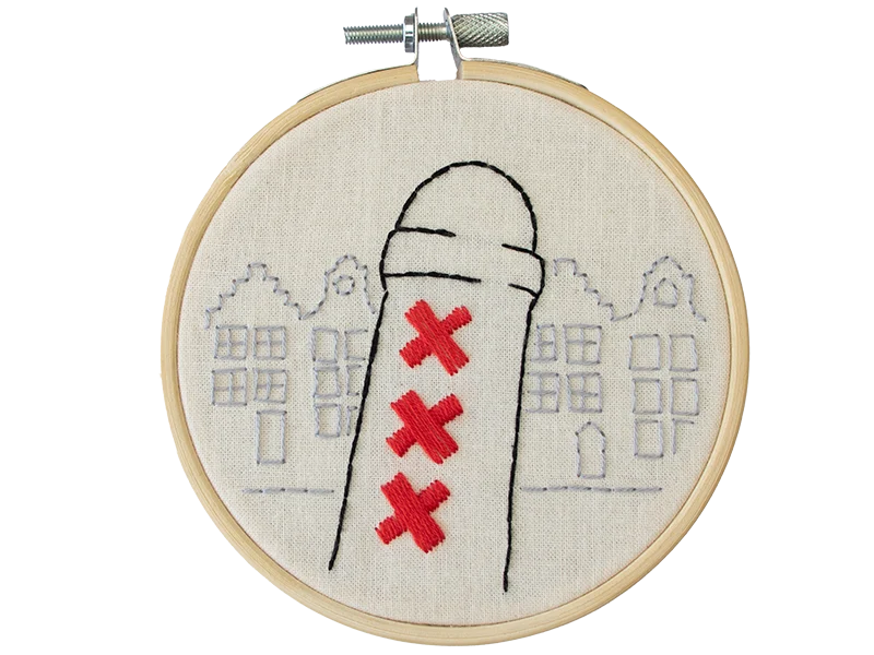 Amsterdam Embroidery Kit 10cm