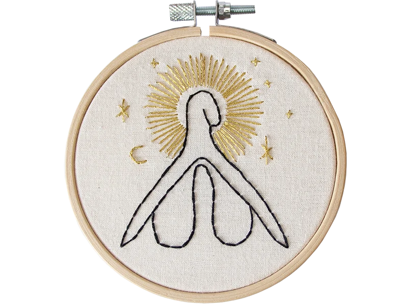 Holy Clit Embroidery Kit 10 cm