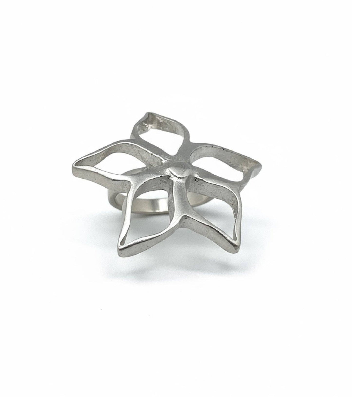 Gloria Mago - Blom G onregelmatige ring zilver 10µ