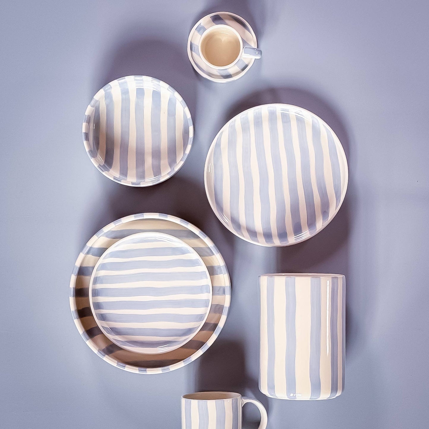 Magazin Minori - Bowl Stripes - morning azzurro