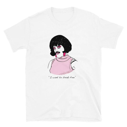 El loco del Pelo Rizo - Queen unisex t-shirt: L