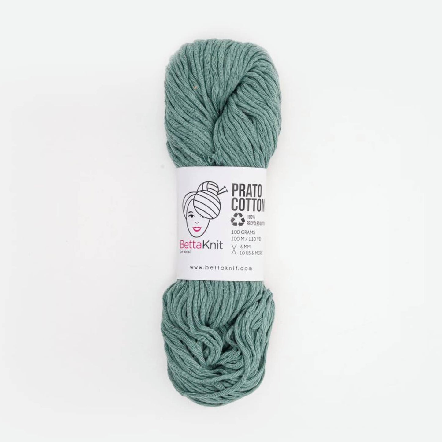 BettaKnit - Prato Cotton, katoengaren verkregen uit gerecycled afval: Perla