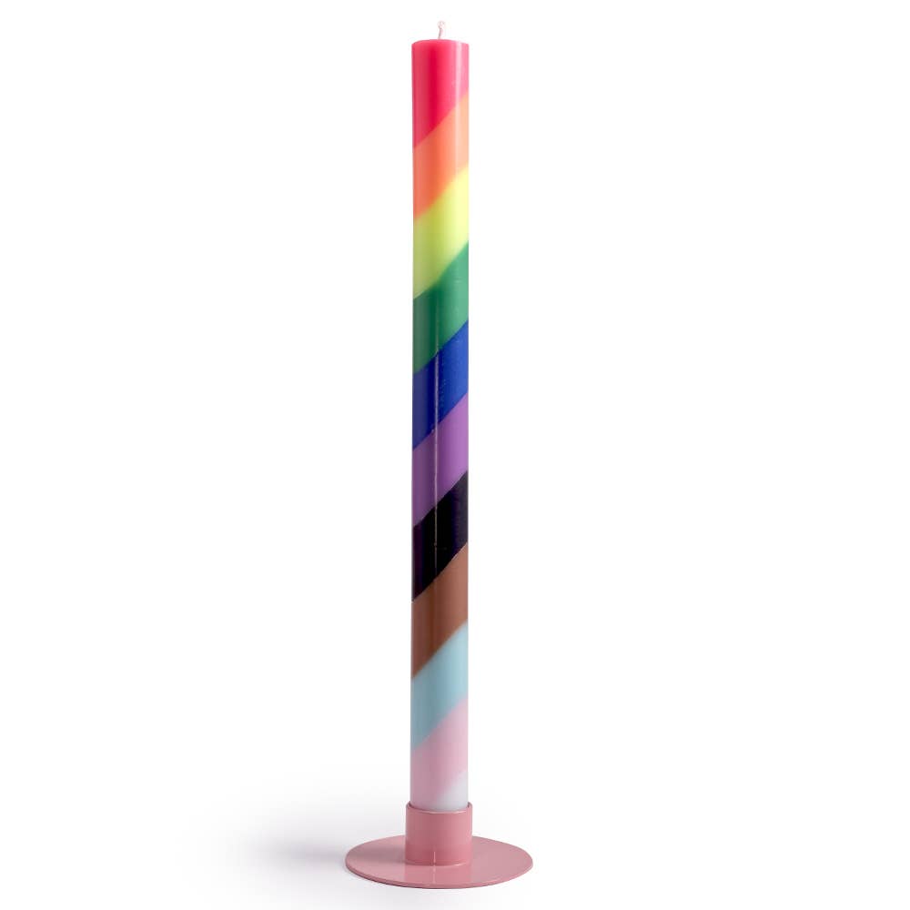 not the girl who misses much - Geometrische Pride-kaars
