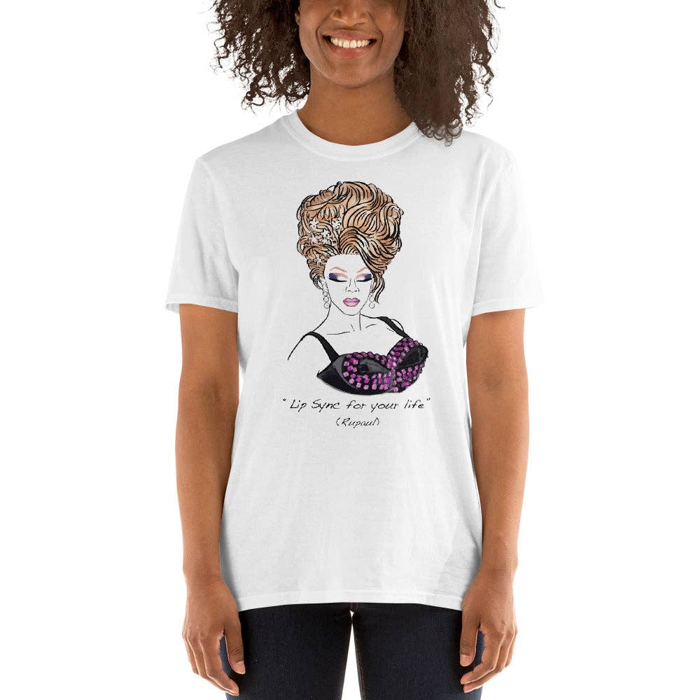 El loco del Pelo Rizo - T-shirt voor uniseks, Rupaul: M