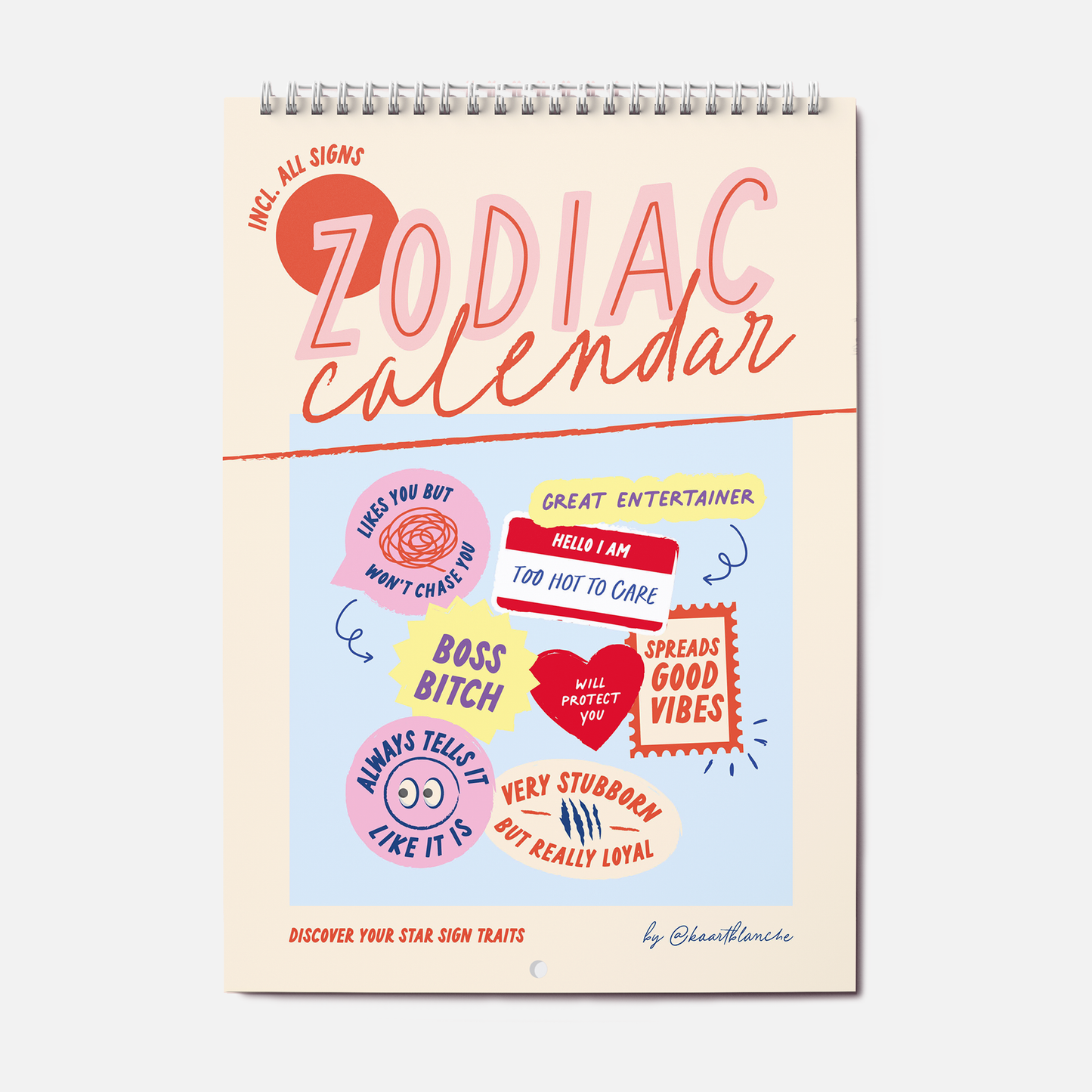 Kaart Blanche - Zodiac Calender