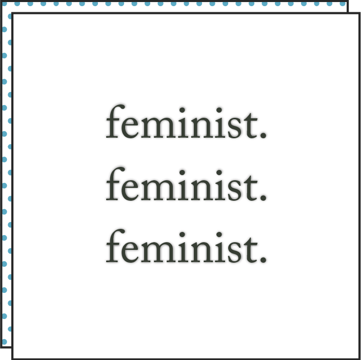 Tattoonie - FEMINISTISCHE tatoeage (verpakking van 2)