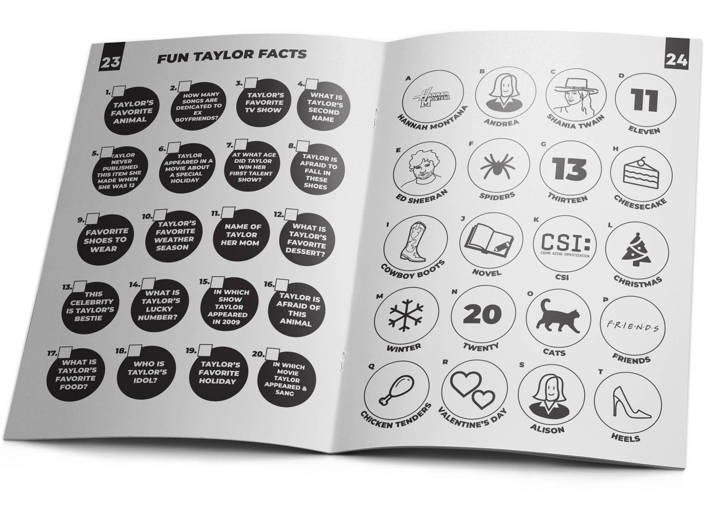 Studio Soph (We Pay Your Import Fees - We Ship DDP) - Taylor activiteitenboek A5