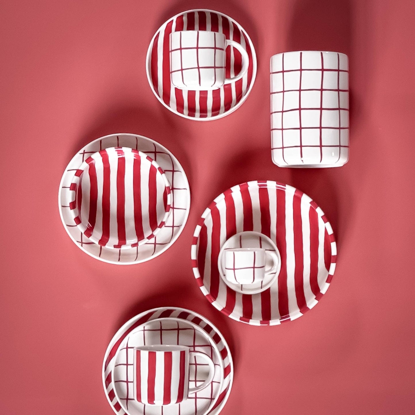 Magazin Minori - Schaal Grid - tramonto rood