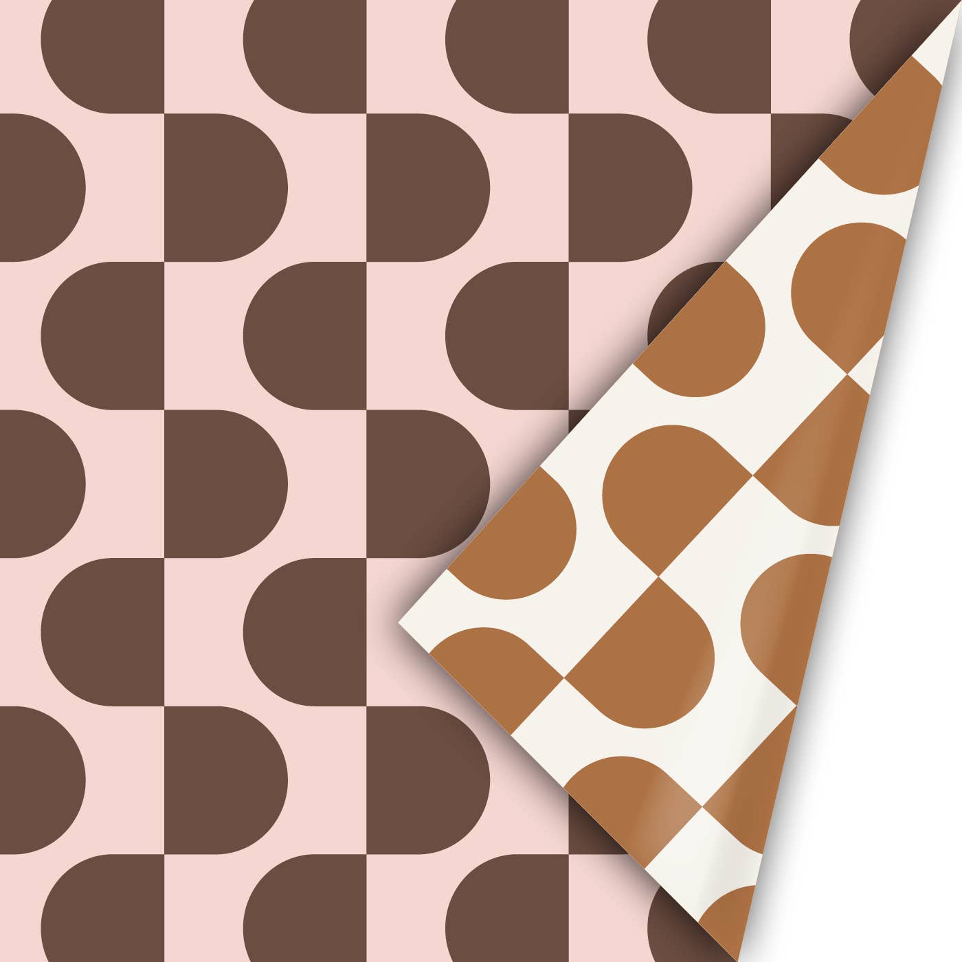 CollectivWarehouse - Chunky Curves – Rollen cadeaupapier: Colorful