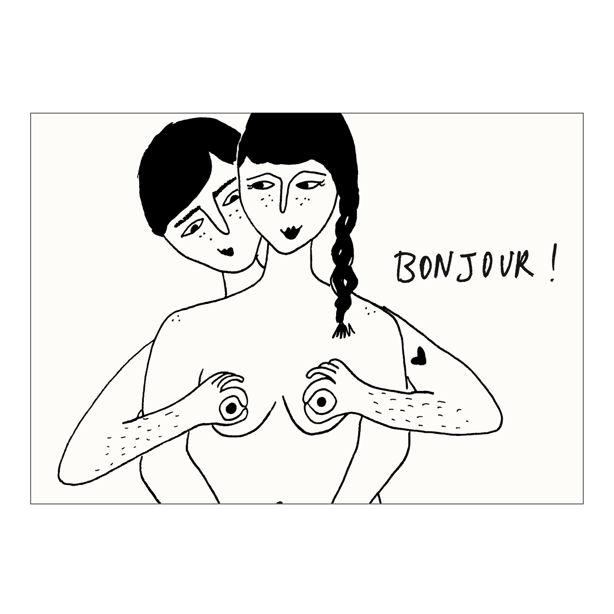 helen b - Poster bonjour A4