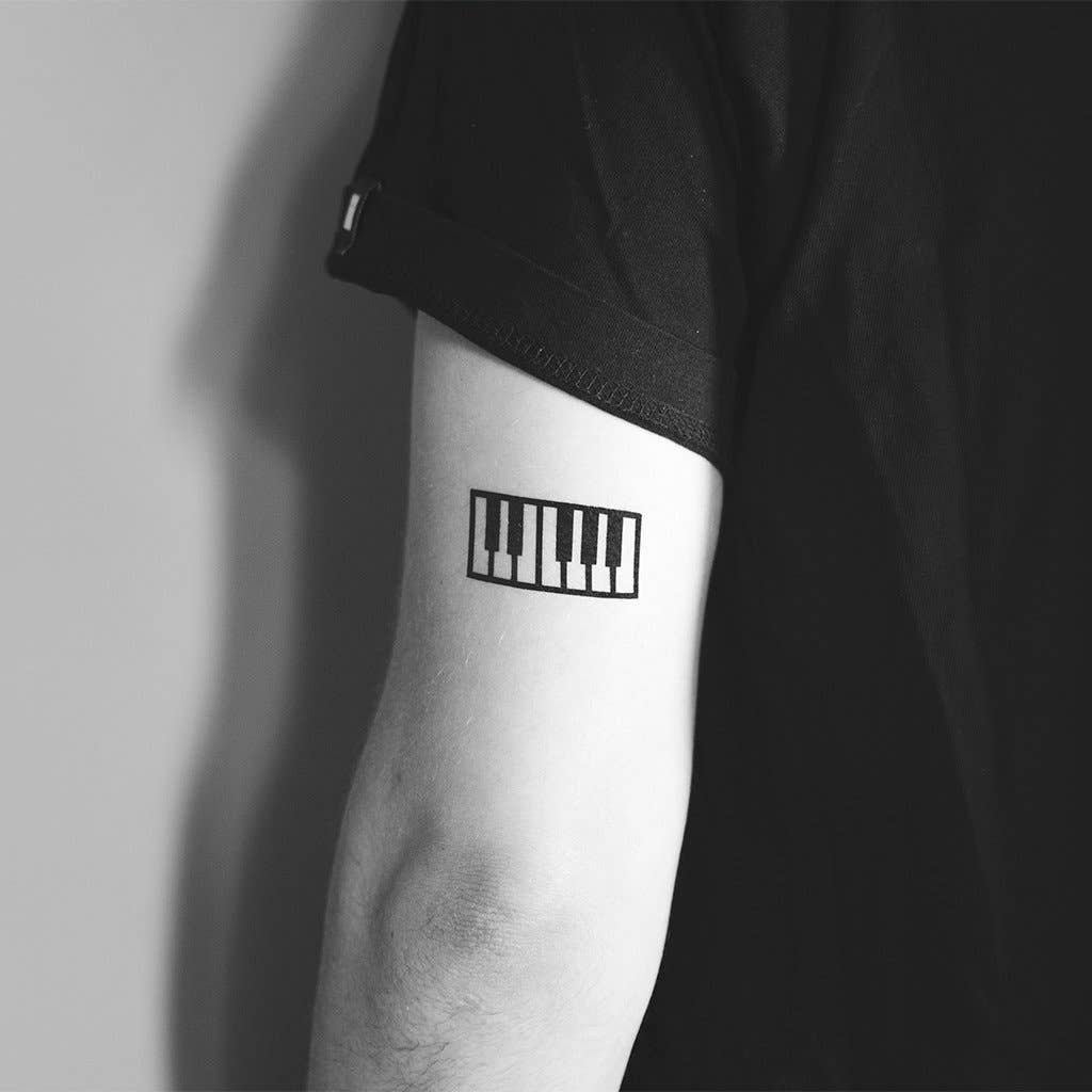 Tattoonie - THE PIANO Tattoo (verpakking van 2)