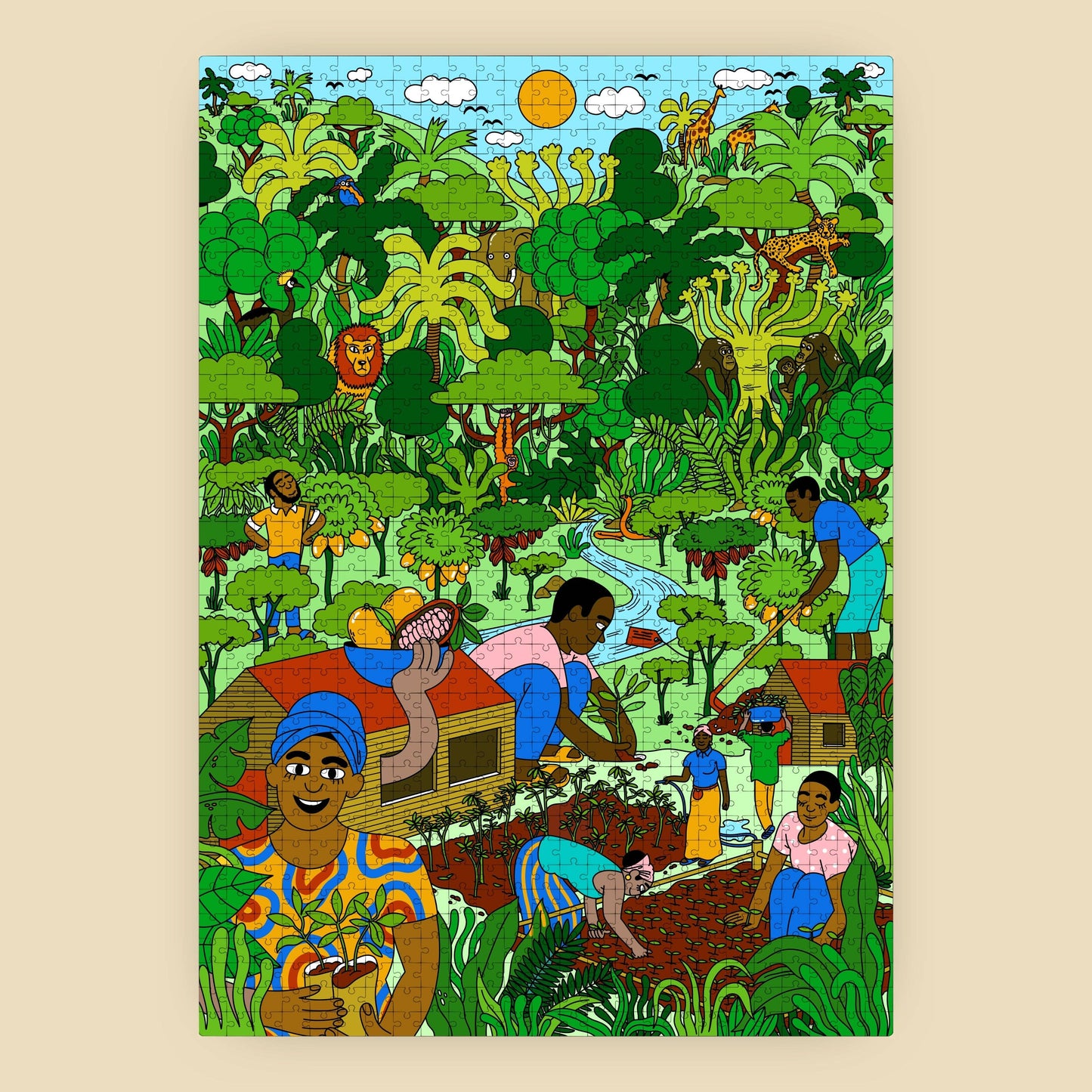 Das Puzzle Kollektiv - "FairForest" Donatiepuzzel