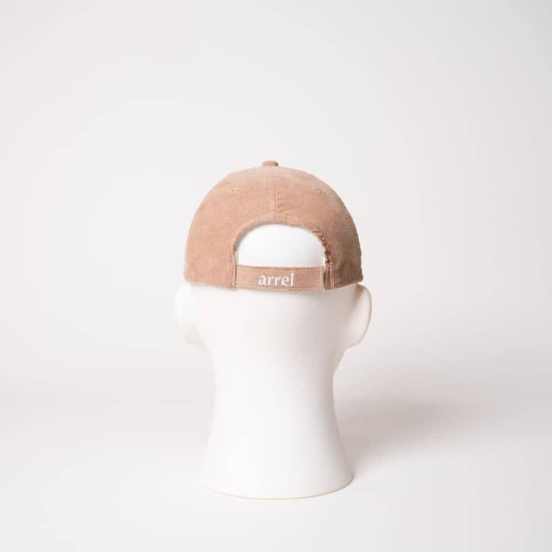 arrel - responsible apparel - Dog Life Balance Premium Cord Dad Cap - bruin & vanille-ijs