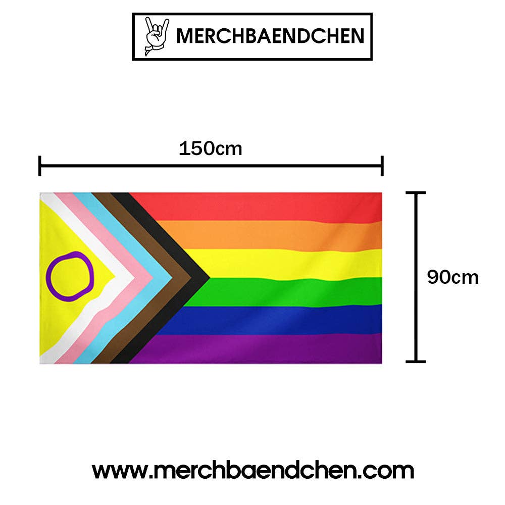 Merchbaendchen - Inter-Pride Progress vlag