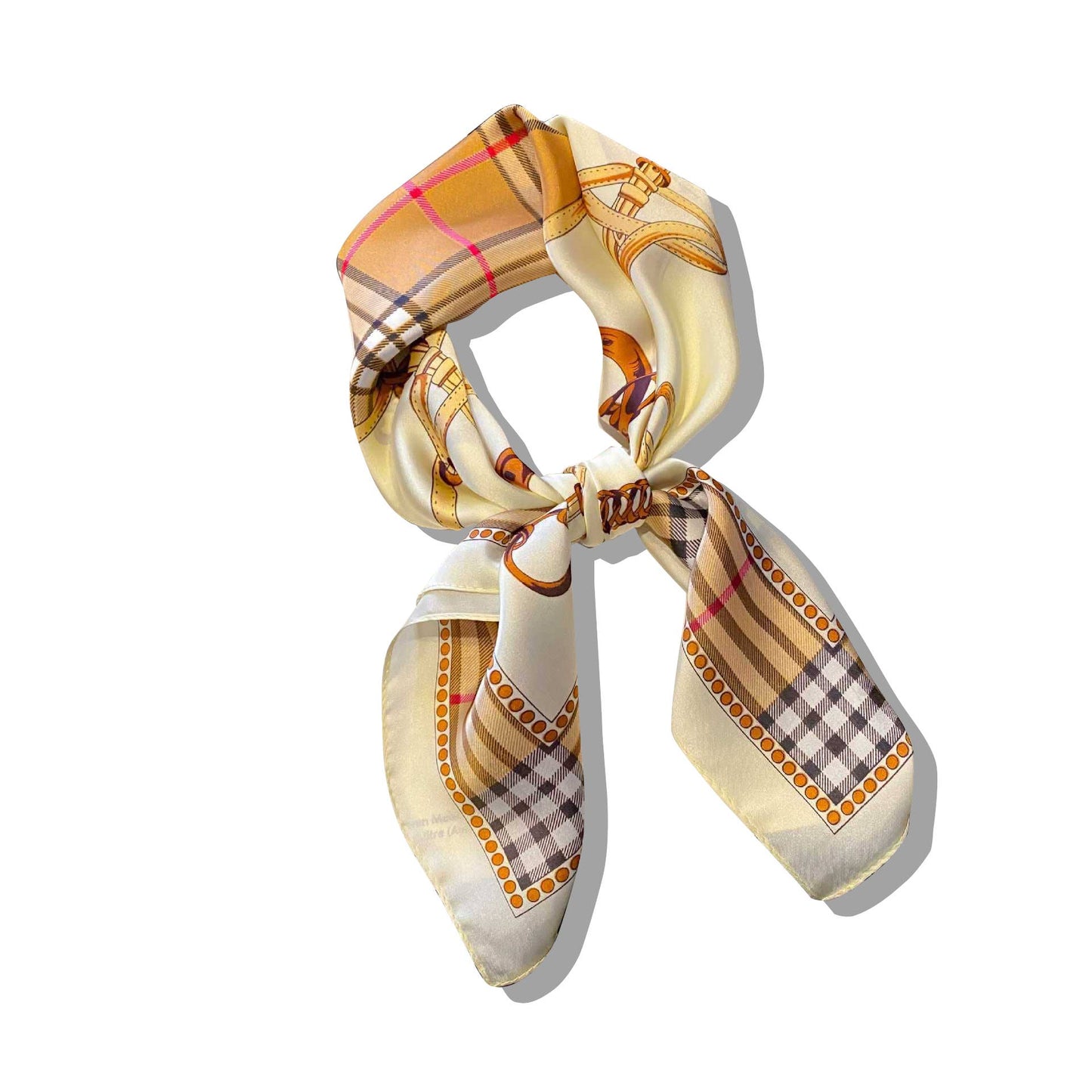 Lourens Exclusive - Sjaaltje - trendy kleurrijk - 70 x 70cm - silk