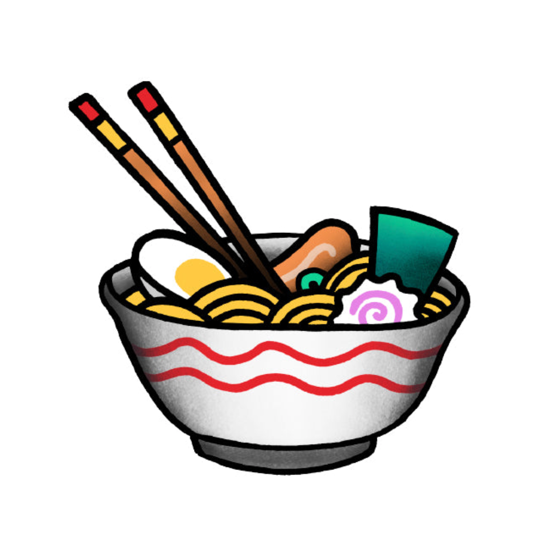 Tattoonie - RAMEN-tatoeage (set van 2)