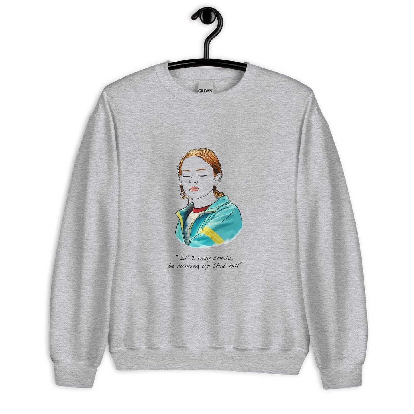 El loco del Pelo Rizo - Max; Stranger Things sweatshirt: Blanco / L