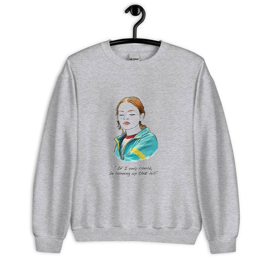 El loco del Pelo Rizo - Max; Stranger Things sweatshirt: Sport grijs / M