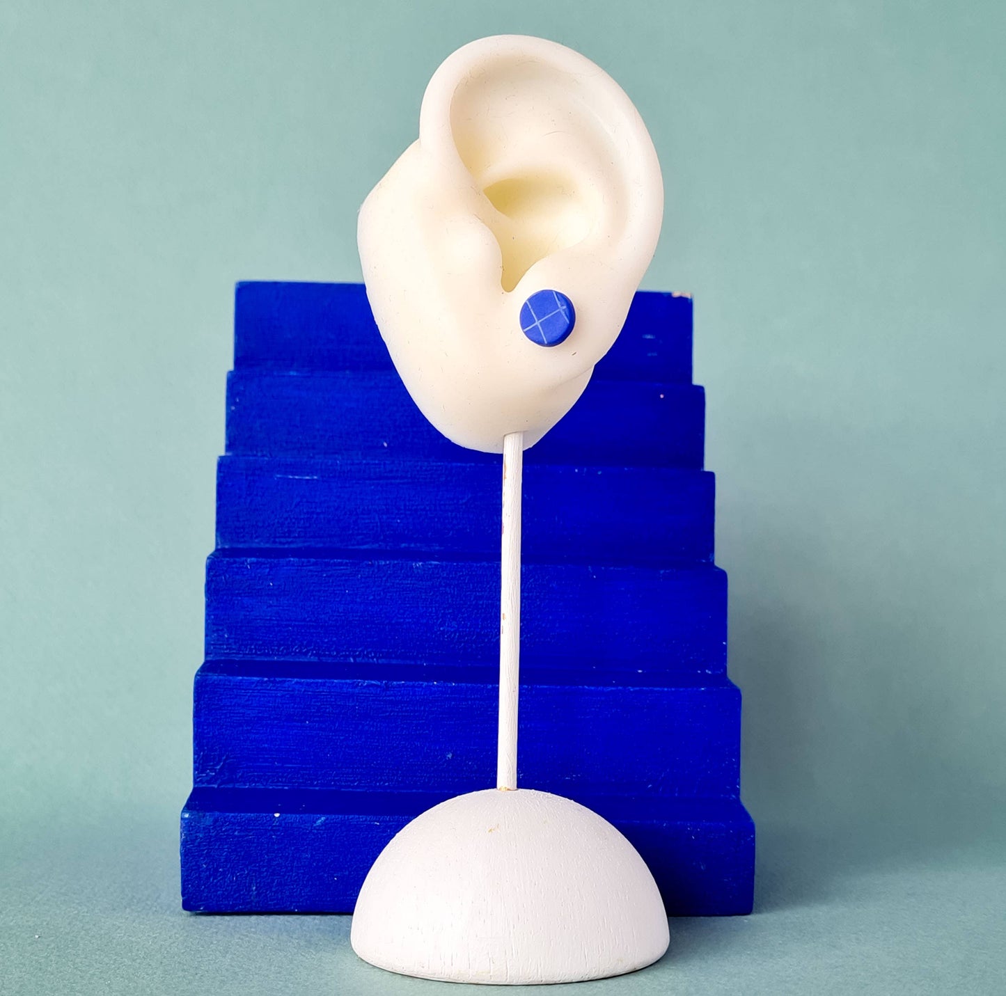 Mono - Groene en lila handgemaakte oorbellen van polymeerklei in 4 stijlen (Kopie): 3