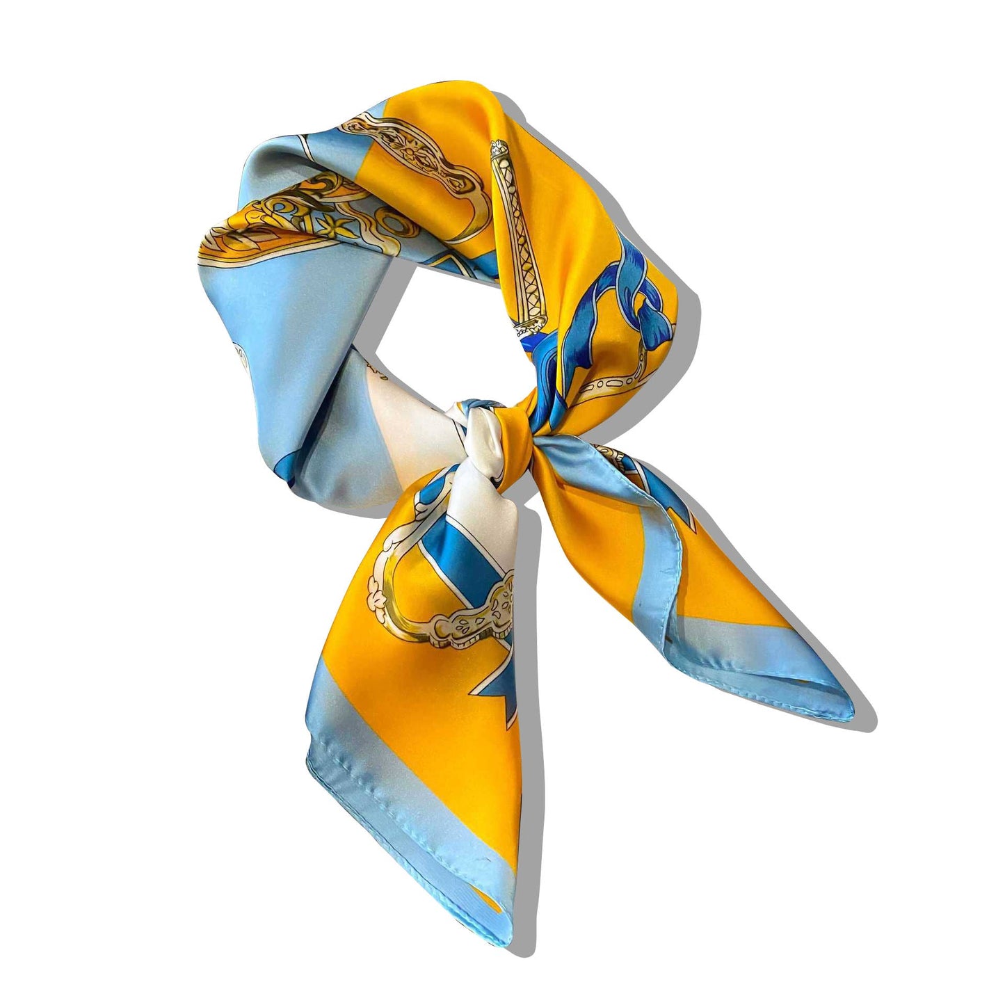 Lourens Exclusive - Sjaaltje - trendy kleurrijk - 70 x 70cm - silk