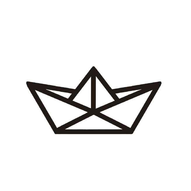 Tattoonie - THE PAPER BOAT-tatoeage (set van 2)