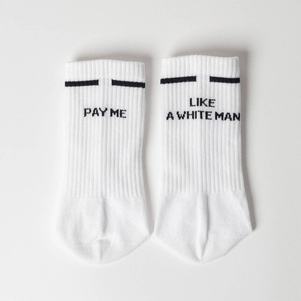 arrel - responsible apparel - Betaal me als een blanke man - statement-sokken: 39-42