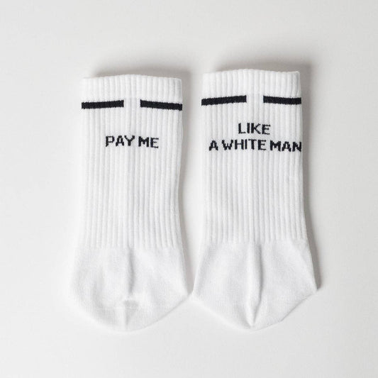arrel - responsible apparel - Betaal me als een blanke man - statement-sokken: 39-42